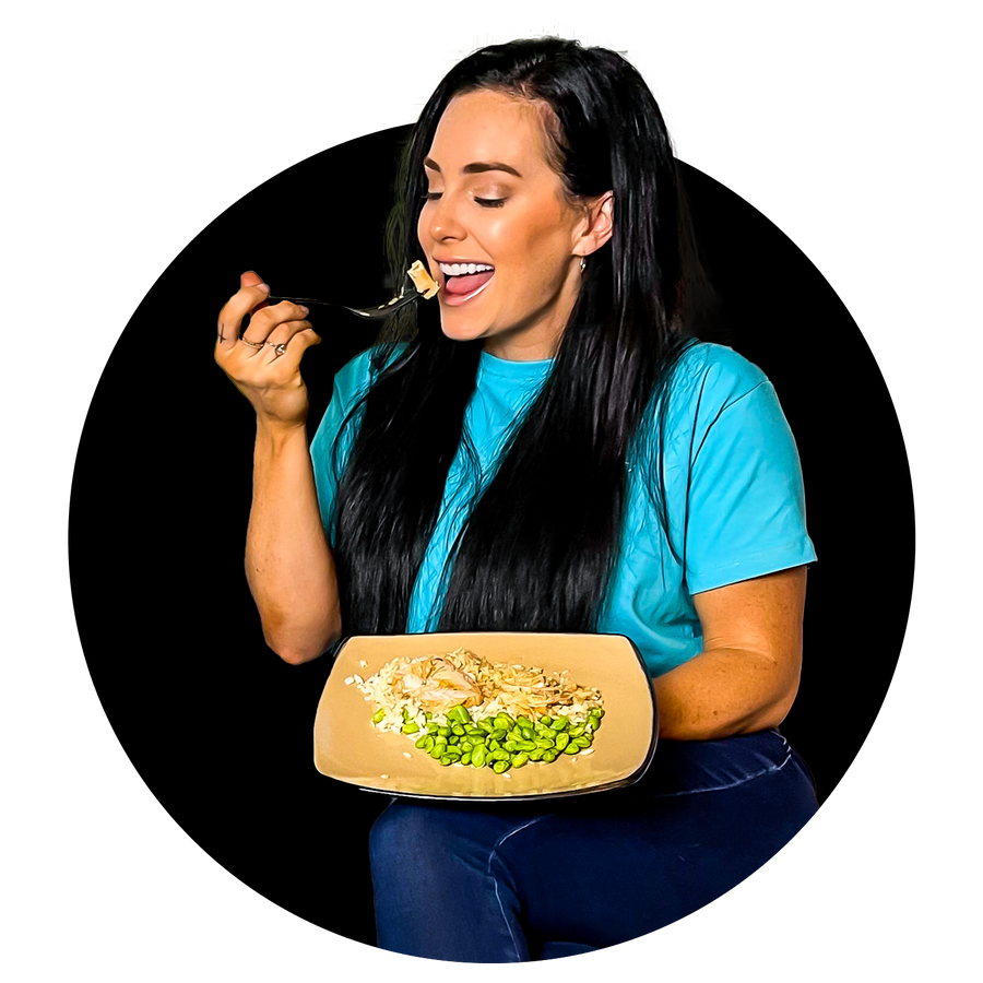 Healthy low calorie salmon and greens dinner idea